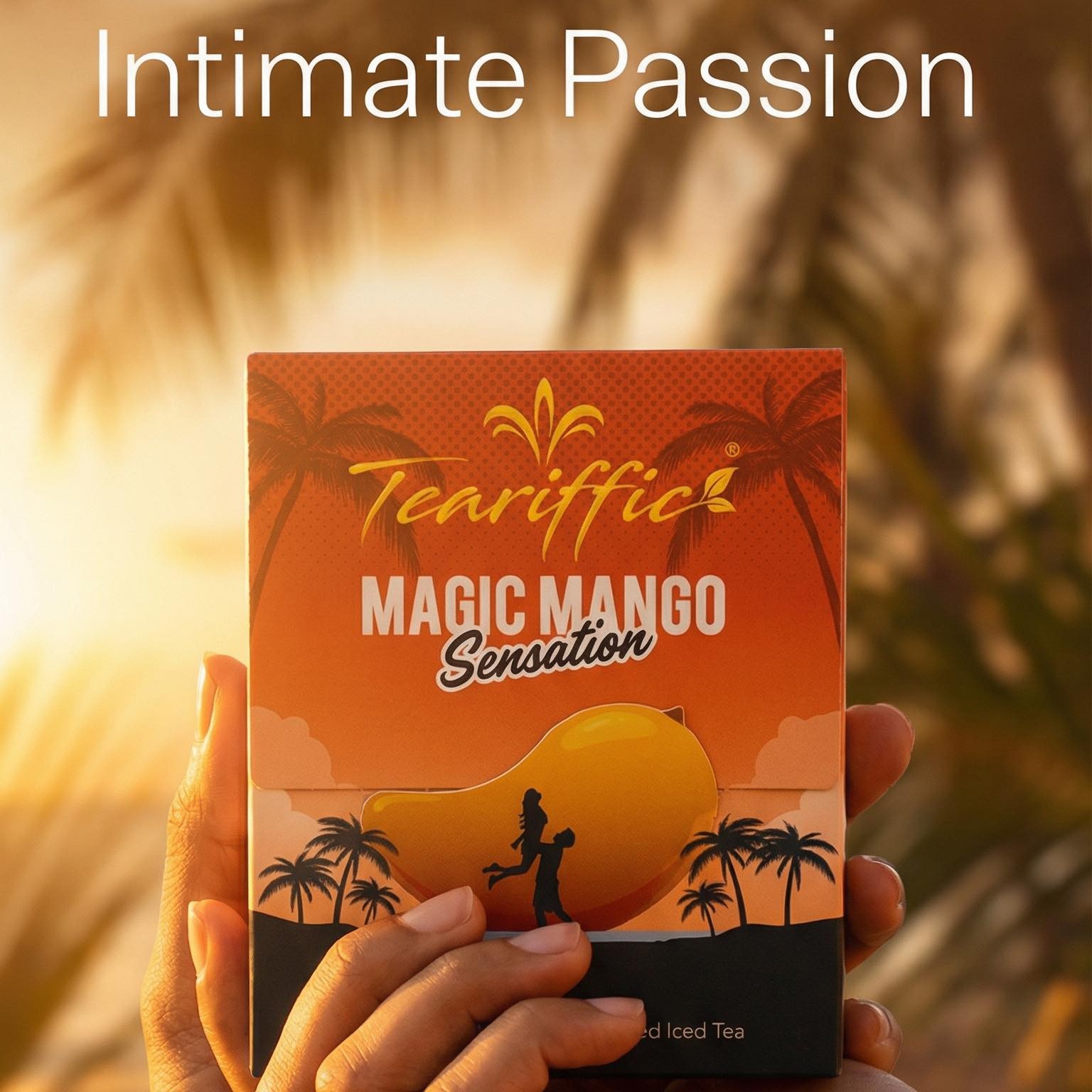 36 Sachets Teariffic Magic Mango Sensation Boost Men & Women Energy Coffee Tea
